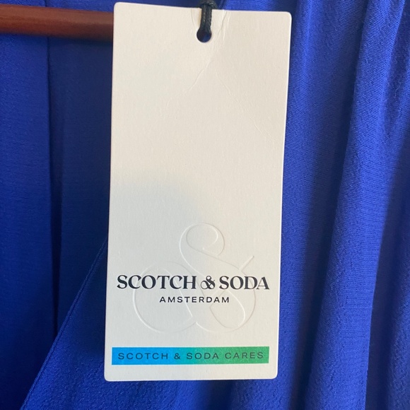 NWT Scotch & Soda Royal Blue Jumpsuit - Picture 4 of 9
